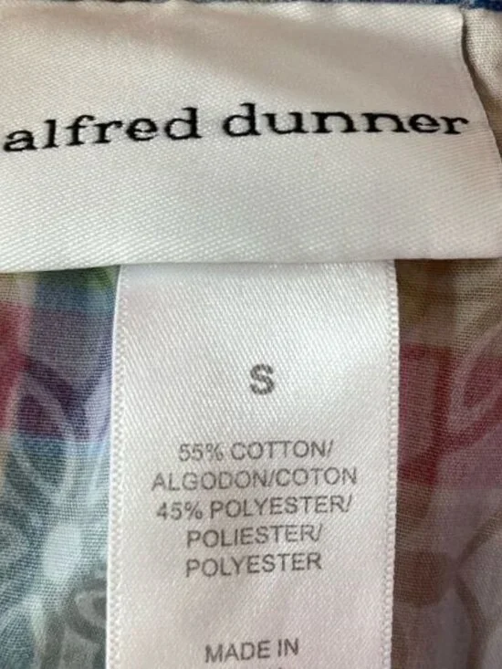 Alfred Dunner Short Sleeve Button Down Shirt Size S EUC - Picture 6 of 6